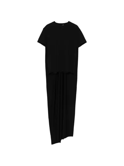 Magda Butrym Draped T-shirt In Black