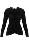 Magda Butrym Tops With Ruches In Black