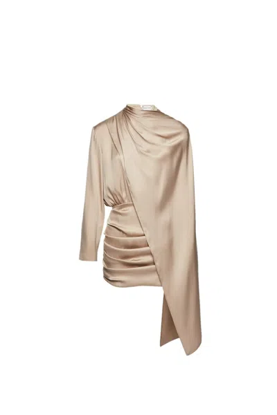 Magda Butrym Dress In Tan
