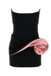 Magda Butrym Strapless Mini Dress In Black