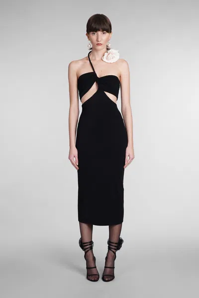 Magda Butrym Dress In Black Polyamide