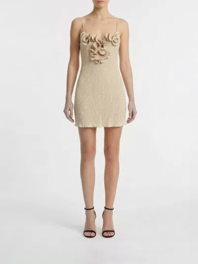 Magda Butrym Dress  Woman Color Beige In Neutral
