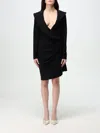Magda Butrym Wool-blend Minidress In Schwarz