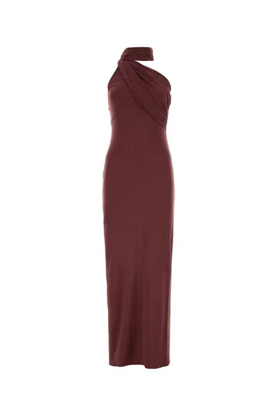 Magda Butrym Dress In Burgundy