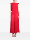 Magda Butrym Dress 11 In Red Polyamide Polyester In Red