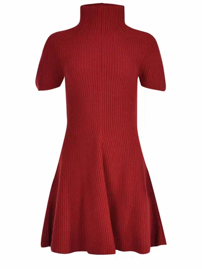 Magda Butrym Dress Made Of Cashmere In Red