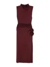 Magda Butrym Agda Dress 25 In Rojo Oscuro