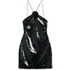 Magda Butrym Women Sequin Mini Dress In Black