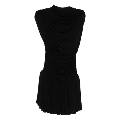 Magda Butrym Dress In Black Polyamide