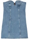 Magda Butrym Denim Dress In Blue