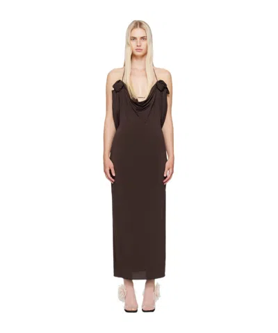 MAGDA BUTRYM COWL-NECK DRESS