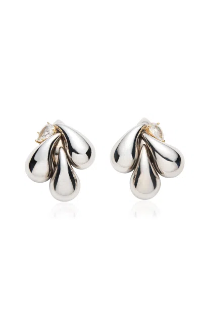 Magda Butrym Drop Statement Earrings In Metallic