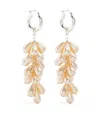 Magda Butrym Pearl Drop Design Earrings For Everyday Wear In Gold