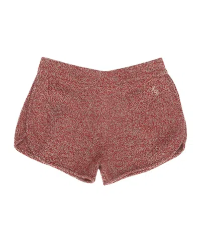 Magda Butrym Elastic Waist Shorts In Red