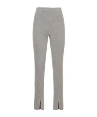 Magda Butrym Elasticwaist Casual Pants In Gray