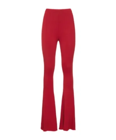 Magda Butrym Elasticwaist Flare Pants In Nude