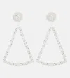 Magda Butrym Embellished Drop Earrings In Silver