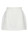 Magda Butrym Embroidered White Mini Skirt In White