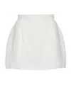 Magda Butrym Embroidered White Mini Skirt In White