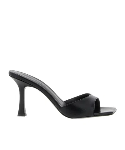 MAGDA BUTRYM 75MM SQUARE-TOE FLARED-HEEL MULES