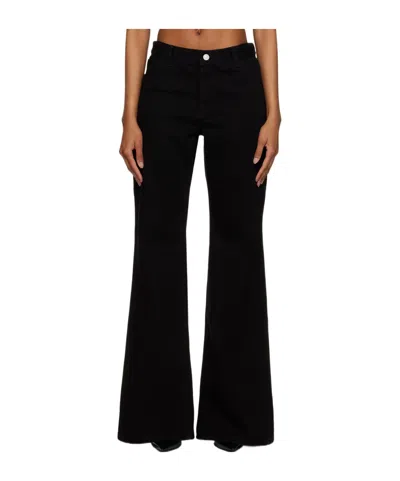 Magda Butrym Flare High Waist Jeans In Black
