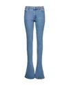 Magda Butrym Skinny Flared Jeans - Women's - Cotton/spandex/elastane In Blue