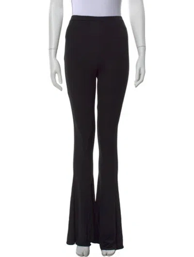 Pre-owned Magda Butrym Flared Pants In Black