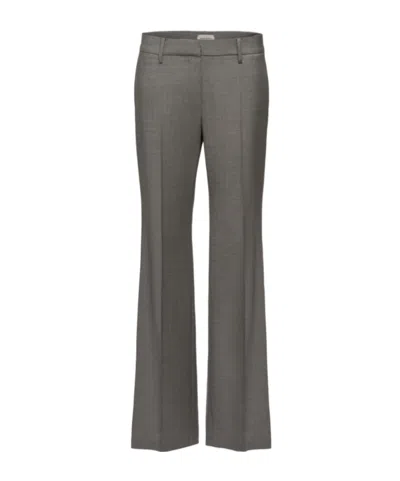Magda Butrym Flared Tailored Trousers In Grey In Gray