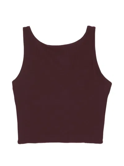 Magda Butrym Floral-appliqué Bikini Top In Red