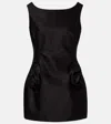 Magda Butrym Floral Embellished Scoop Neckline Sleeveless Dress In Black