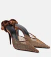 Magda Butrym Mules Aus Mesh Mit Kristallen In Braun