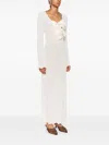 Magda Butrym Floral-appliqué Maxi Dress