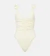 Magda Butrym Swimsuit 03 One-piece Swimsuit In Neutral