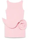 Magda Butrym Minikleid Mit Blumenapplikation In Rosa