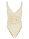 Magda Butrym Swimsuit 03 One-piece Swimsuit In Neutral