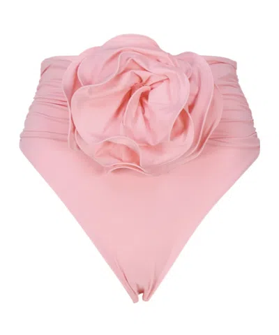 Magda Butrym Floral Bikini Swimming Trunks In Pink