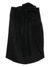 Magda Butrym Floral-knot Skirt In Black