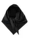 Magda Butrym Floral-pattern Leather Scarf In Black