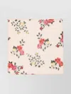 Magda Butrym Floral Print Square Scarf In Soft Fabric