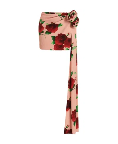 MAGDA BUTRYM FLORAL PRINT MINISKIRT
