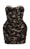 Magda Butrym Floral Printed Silk Dress