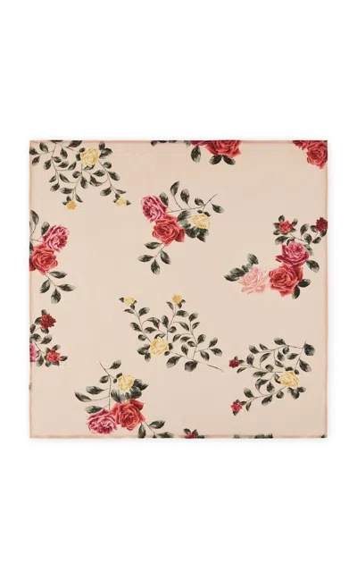 Magda Butrym Floral Printed Silk Scaf In Floral