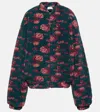 Magda Butrym Floral Teddy Jacket In Multicoloured