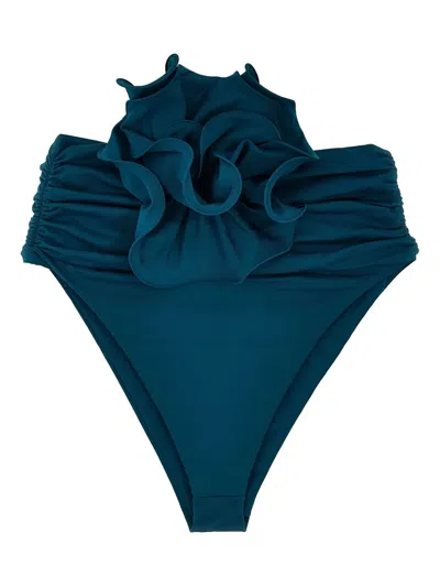MAGDA BUTRYM FLOWER-DETAILING BIKINI BOTTOMS