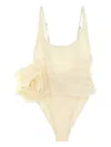 Magda Butrym Swimsuit 03 One-piece Swimsuit In Neutral