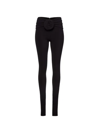 Magda Butrym Flower Embellished Leggings