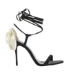 Magda Butrym Flower High-heeled Sandals In Black