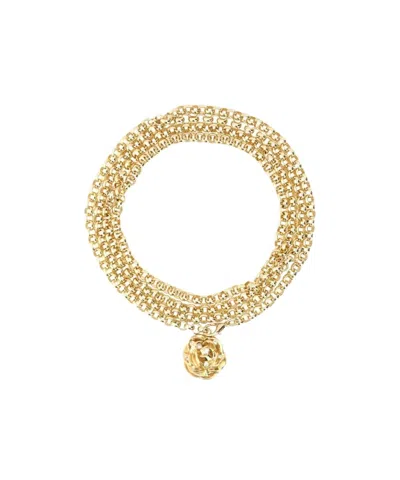 MAGDA BUTRYM MAGDA BUTRYM ROSE PENDANT LONG CHAIN NECKLACE