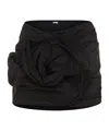 MAGDA BUTRYM FLORAL-APPLIQUÉ MINI SKIRT