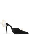 Magda Butrym Synthetic Fibers Mules In Black